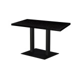 Café-Tisch ALFA XL DUO mit furnierter Holzplatte