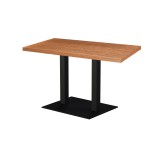 Café-Tisch ALFA XL DUO mit furnierter Holzplatte