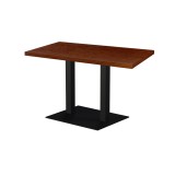 Café-Tisch ALFA XL DUO mit furnierter Holzplatte