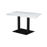 Café-Tisch ALFA XL DUO mit furnierter Holzplatte