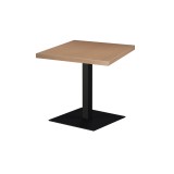 Café-Tisch ALFA XL mit furnierter Holzplatte