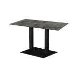 Café-Tisch ALFA DUO mit HPL-Tischplatte