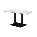 Café-Tisch ALFA DUO mit HPL-Tischplatte