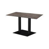 Café-Tisch ALFA DUO mit HPL-Tischplatte