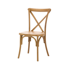 CROSS-BACK POLYWOOD Hochzeitsstuhl natürliche