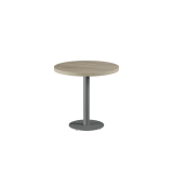 Bistrotisch ALFA R gris Mit Laminierte-Platten