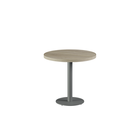 Bistrotisch ALFA R gris Mit Laminierte-Platten