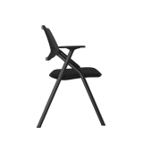 Schulungsstuhl OPTIMA schwarz