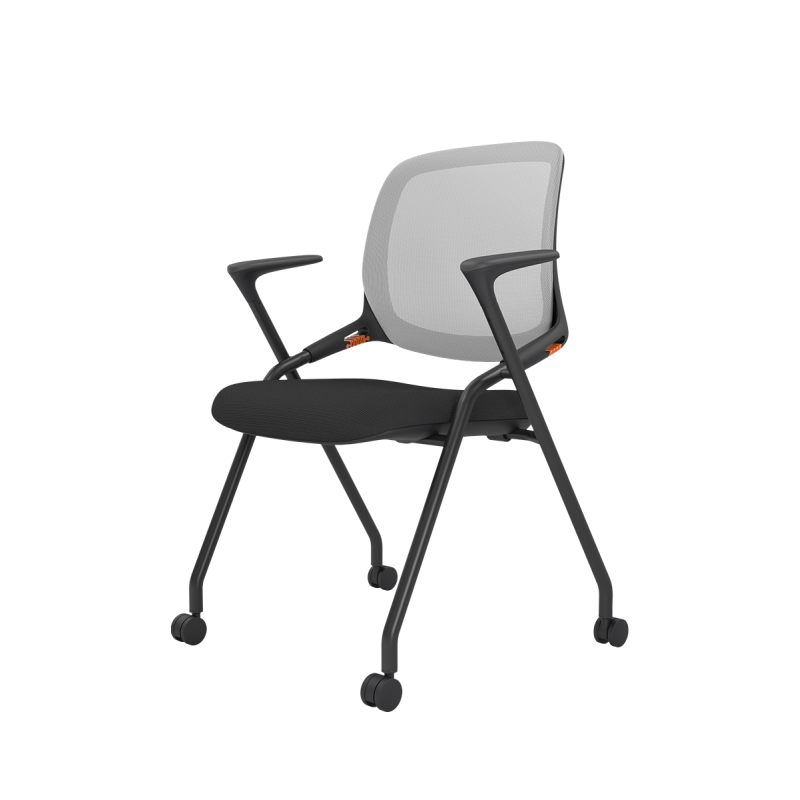 Schulungsstuhl ERGON schwarz-grau