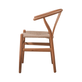 Holz Restaurantstuhl WISHBONE natürlich