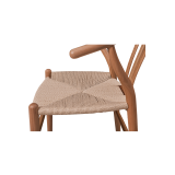Holz Restaurantstuhl WISHBONE natürlich