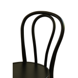 Holz Restaurantstuhl MONET 18 schwarz