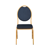 Stapelstühle / Bankettstühle HERMAN MODERN Schwarz Velours