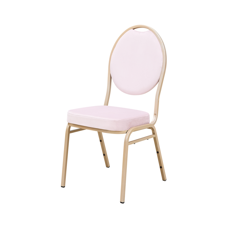 Stapelstühle / Bankettstühle HERMAN MODERN Rosa Velours