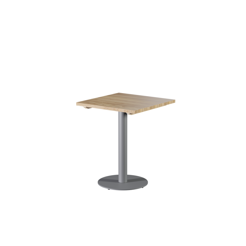 Tisch mit Holzplatte ALFA R Grau