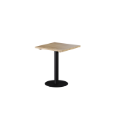 Tisch mit Holzplatte ALFA R Schwarz