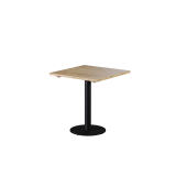 Tisch mit Holzplatte ALFA R Schwarz