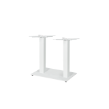 Tisch mit Eichenplatte ALFA DUO Weiß