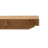 Tisch mit Eichenplatte ALFA DUO Grau