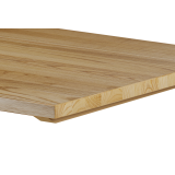 Tisch mit Holzplatte ALFA 40x55 Weiß