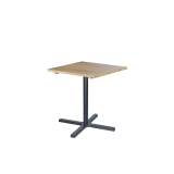 Tisch mit Holzplatte PRISMA