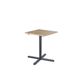 Tisch mit Holzplatte PRISMA