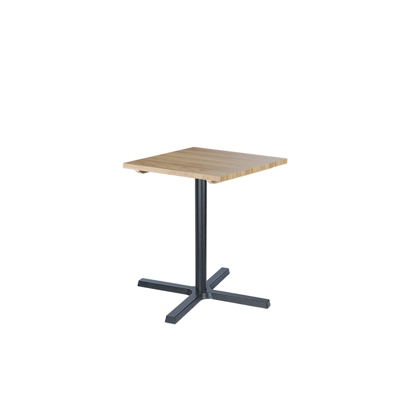 Tisch mit Holzplatte PRISMA