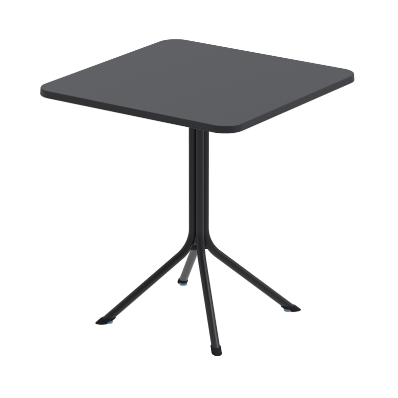 Biergartentisch PRATO 70x70 Schwarz
