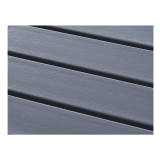 Biergartentisch TERRAZZA 80x80 Dunkelgrau