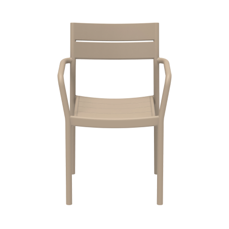 Biergartenstuhl CAPRI ARM Beige