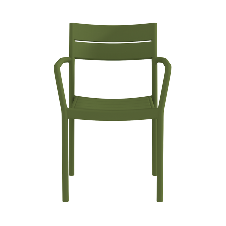 Biergartenstuhl CAPRI ARM Grün