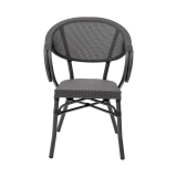 Technorattan Stuhl CAMILLO Graphit