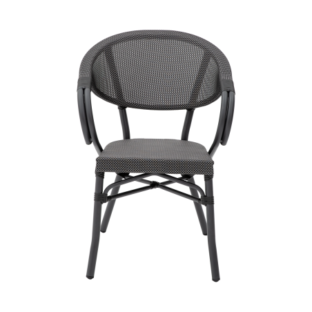 Technorattan Stuhl CAMILLO Graphit