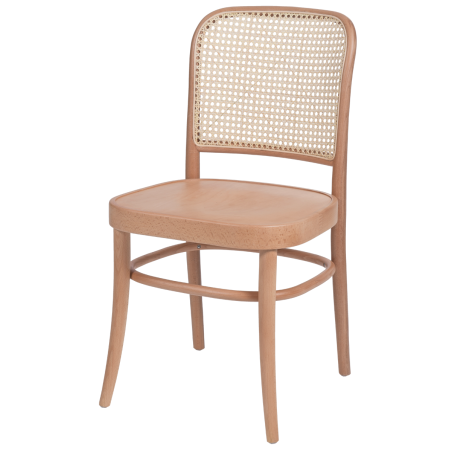 Holz Restaurantstuhl LOOMI 811 Rattan Holzoptik Natur