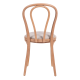 Holz Restaurantstuhl MONET 18 mit beigem Sitz