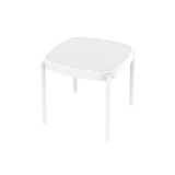 Biergartentisch ARIA 46x45 Weiß