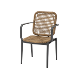 Technorattan Stuhl DIEGO Braun