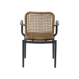 Technorattan Stuhl DIEGO Braun