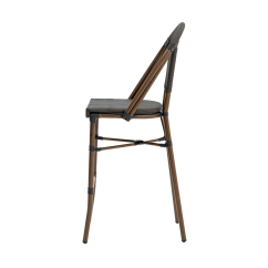 Technorattan Stuhl MATTEO BAR Dunkles Anthrazit