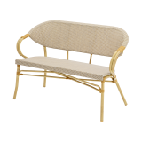 Technorattan Bank CAMILLO BENCH Braun-Beige