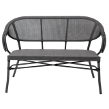Technorattan Bank CAMILLO BENCH graphit