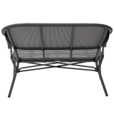 Technorattan Bank CAMILLO BENCH Schwarz- Graphit