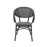 Technorattan Stuhl CAMILLO Graphit