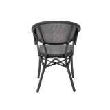 Technorattan Stuhl CAMILLO Graphit