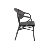 Technorattan Stuhl CAMILLO Graphit