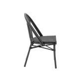Technorattan Stuhl MATTEO Graphit