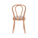 Holz Restaurantstuhl MONET 18 mit beigem Sitz