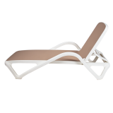 Kunststoff-Sonnenliege MARINA Beige