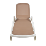 Kunststoff-Sonnenliege MARINA Beige