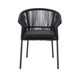 Technorattan Stuhl AUGUSTO anthrazit